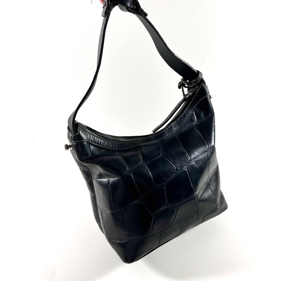 Dooney & Bourke Leather Shoulder Bag Black - Picture 3 of 13